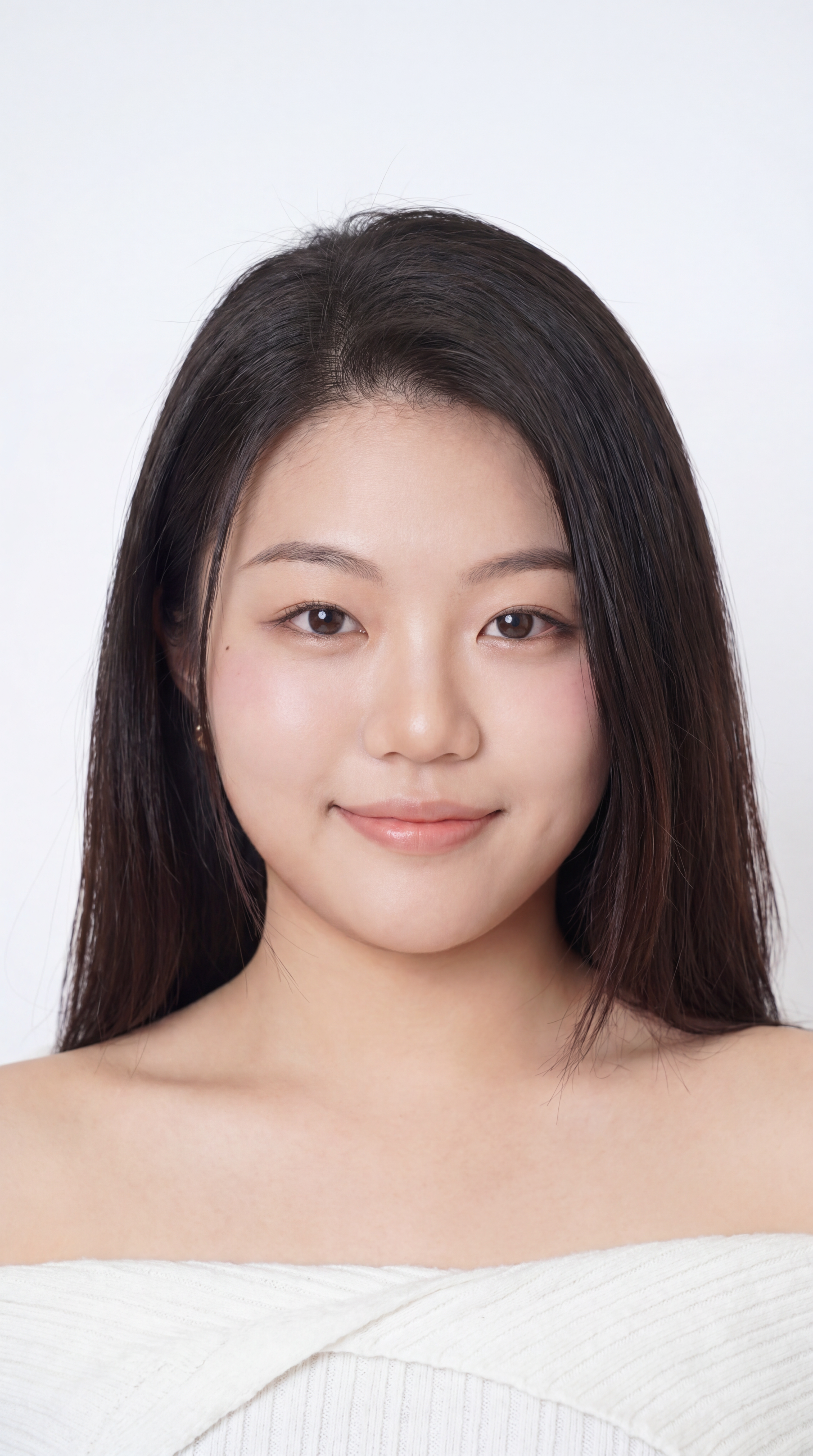 Female AI avatar close-up